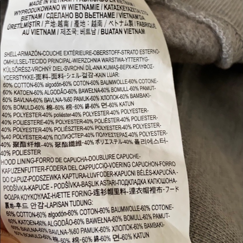 VANS New Stax Men’s Hoodie Sweatshirt Grey - Picture 5 of 5